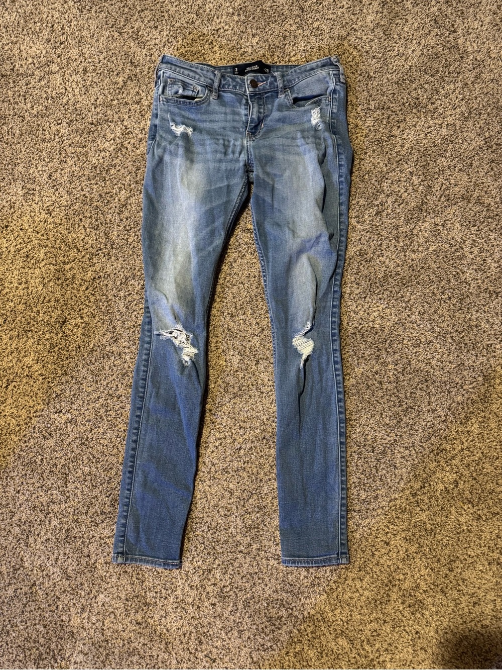 Women’s Hollister Distressed Skinny Jeans - Blue